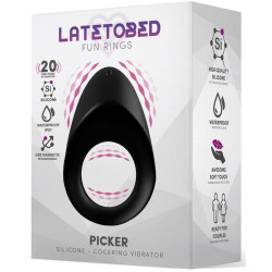 LATETOBED Cockring vibrant Silicone Picker 28mm